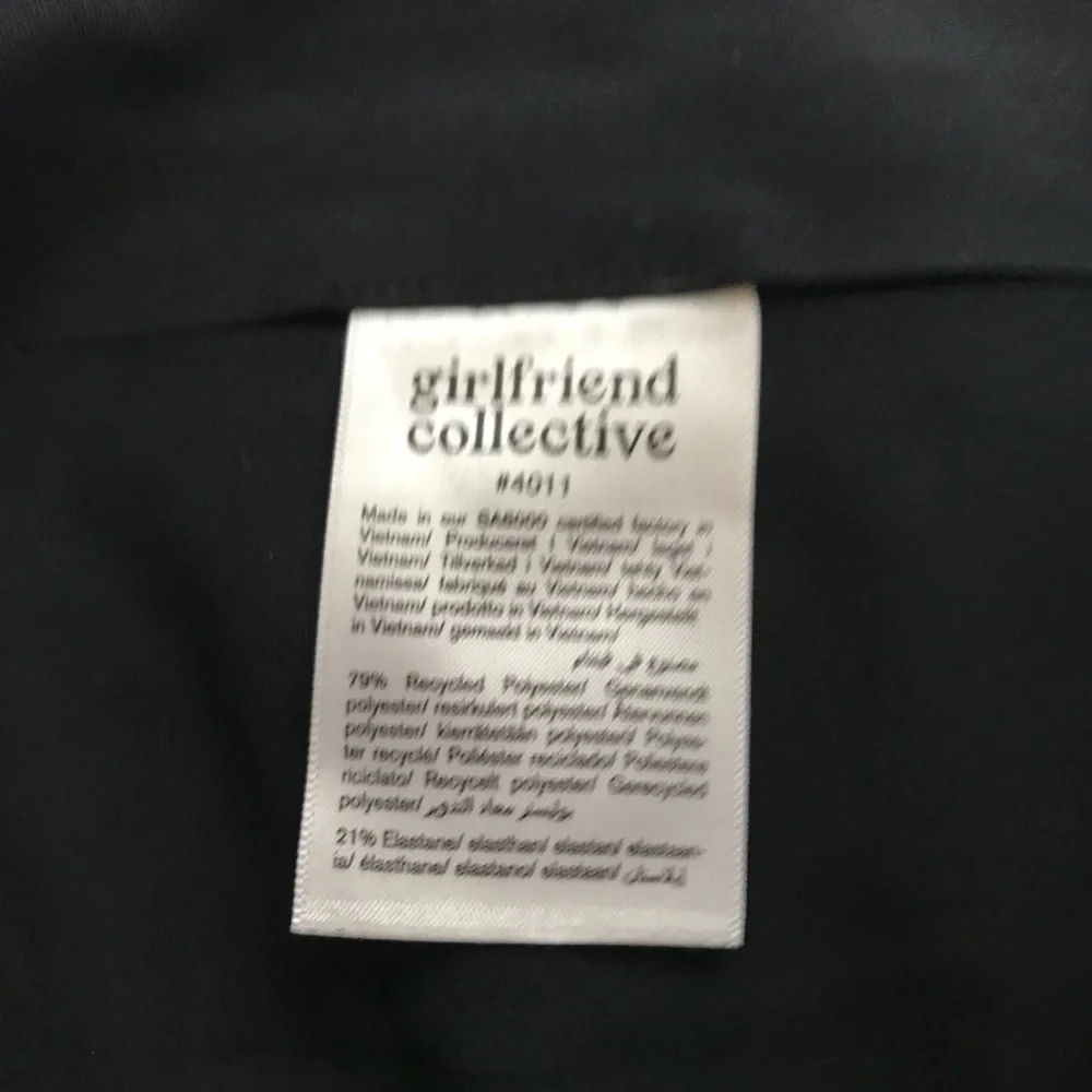 GIRLFRIEND COLLECTIVE BLACK HIGH RISE BIKE SHORTS WOMENS XS